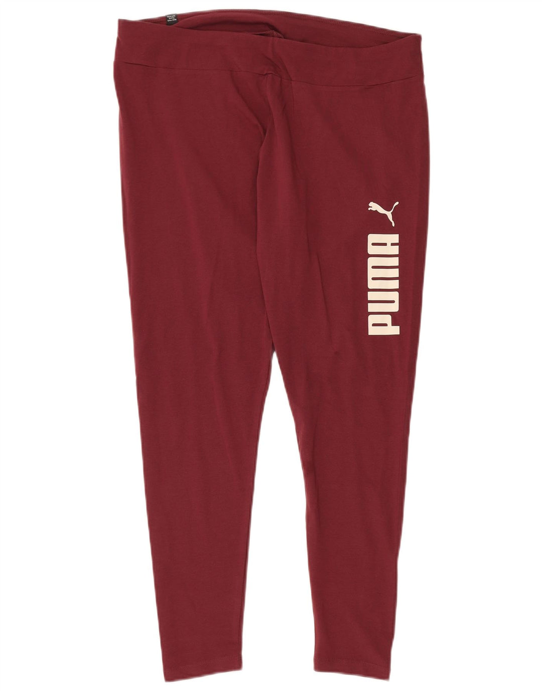 PUMA Leggings gráficos para mujer UK 18 XL Algodón burdeos