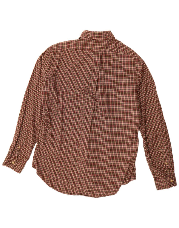 Polo Ralph Lauren Camisa de franela para hombre Algodón a cuadros marrón medio