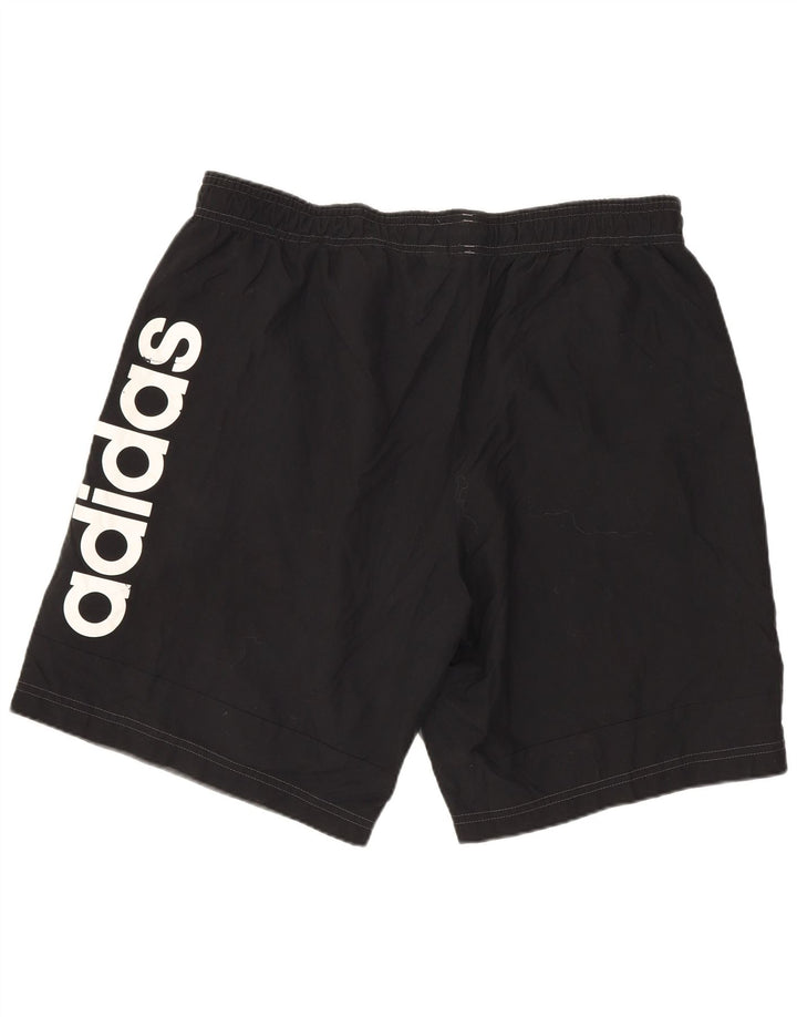 ADIDAS Pantalones cortos deportivos con gráficos para hombre Poliéster con bloques de color gris grande