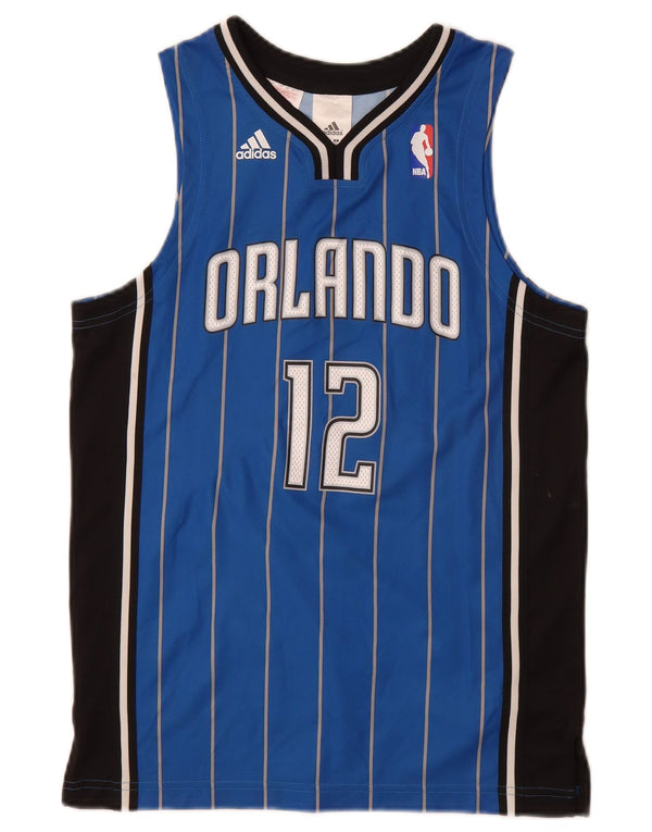 Adidas Boys Orlando Graphic Vest Top 11-12 años Azul Rayas Poliéster