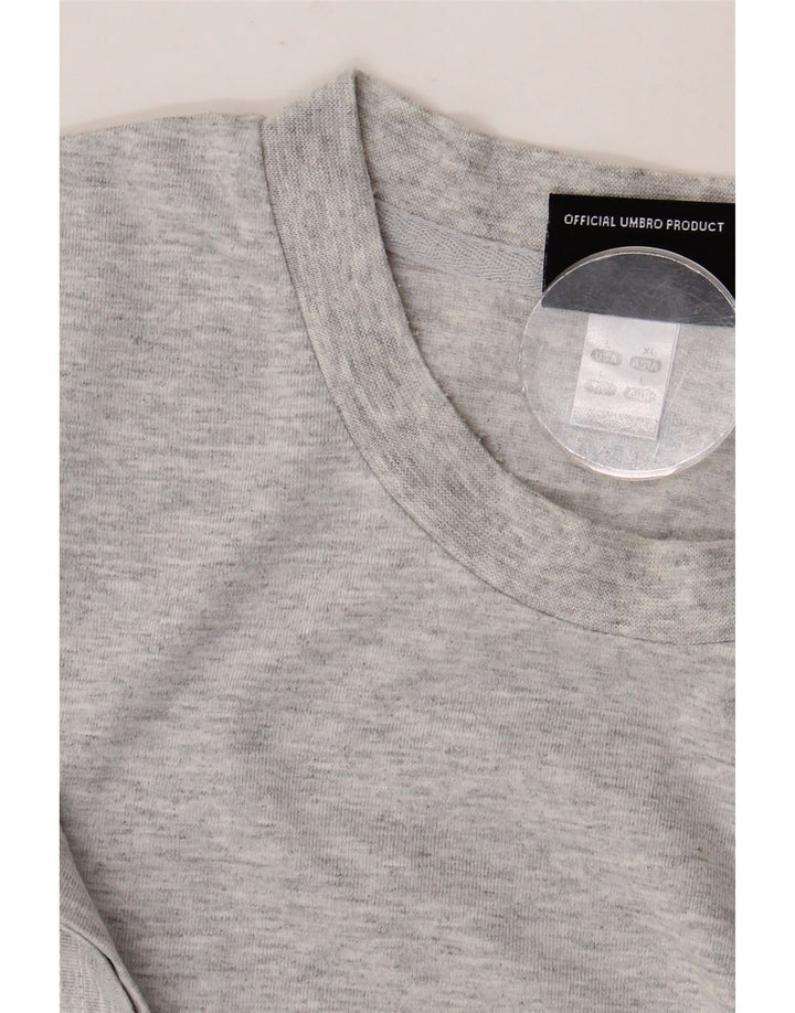 UMBRO Camiseta para hombre Top grande gris moteado