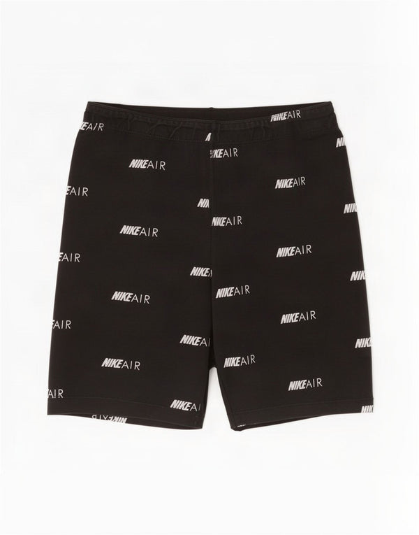Nike Pantalones cortos deportivos gráficos para mujer UK 44 Grande Algodón negro