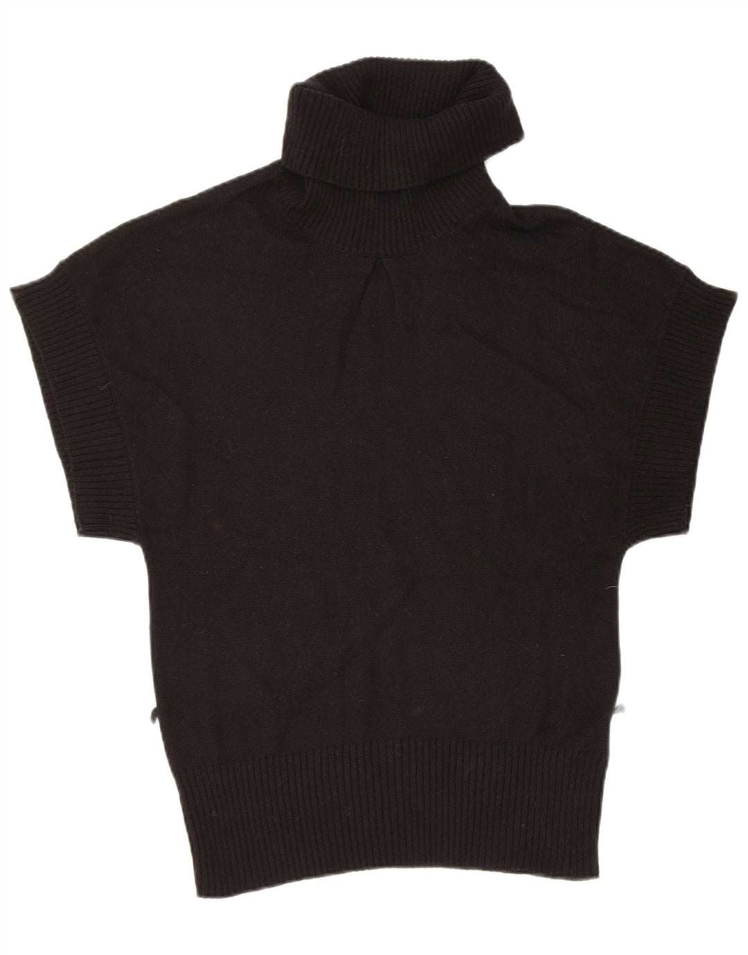 Oasis - Jersey de manga corta con cuello vuelto para mujer, talla M, color negro