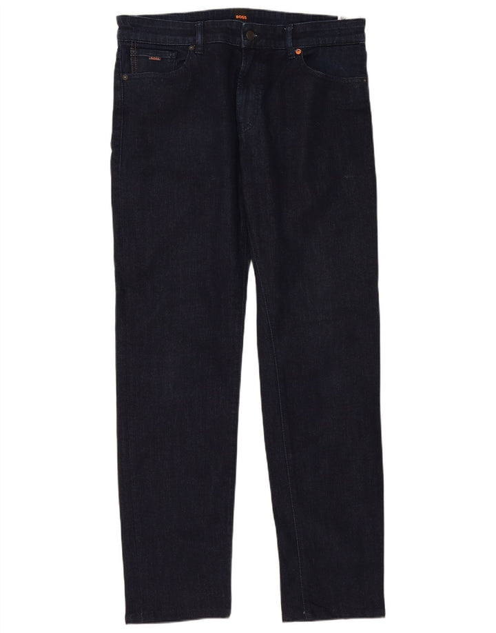 Vaqueros Hugo Boss Mujer Slim W36 L34 Algodón Azul Marino