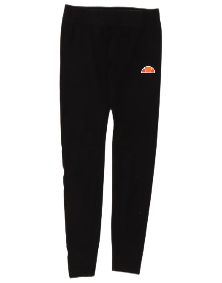 Ellesse Leggings gráficos para mujer UK 10 Small Algodón negro