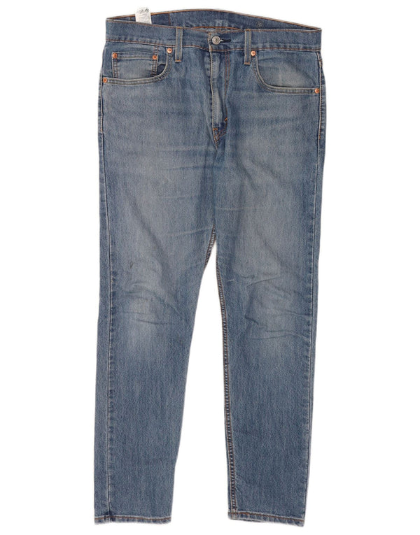 Levi's Hombre 512 Slim Tapered Jeans W33 L30 Algodón Azul