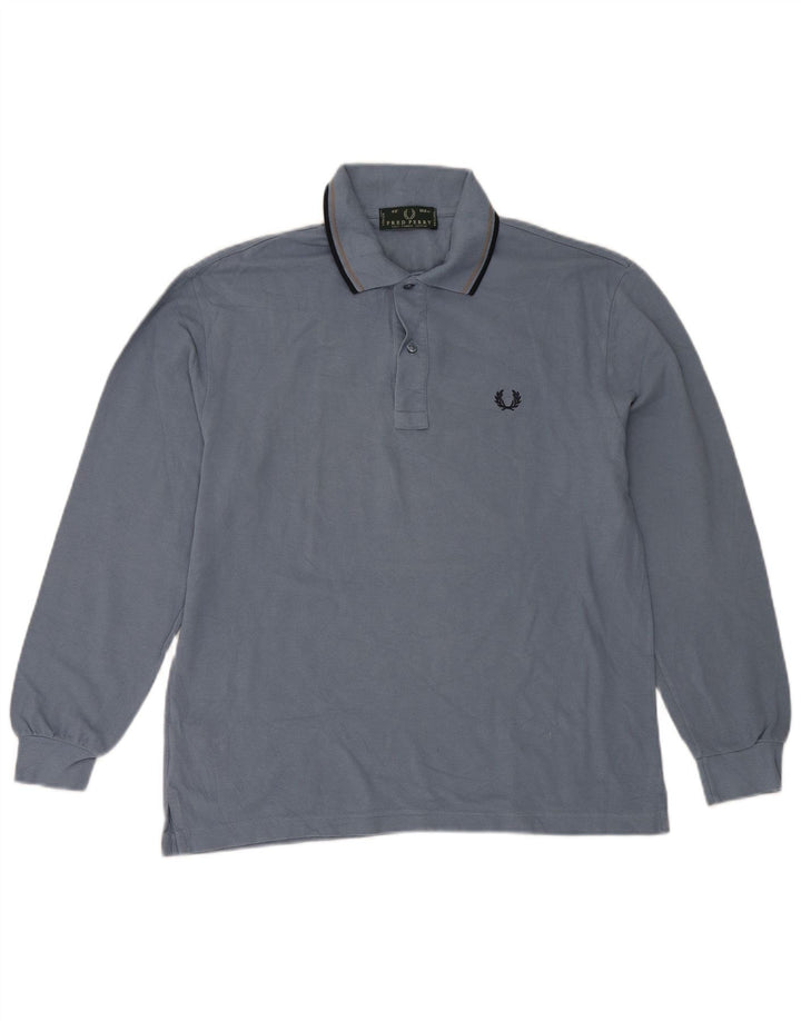 Polo Fred Perry Hombre Algodón Azul Medio