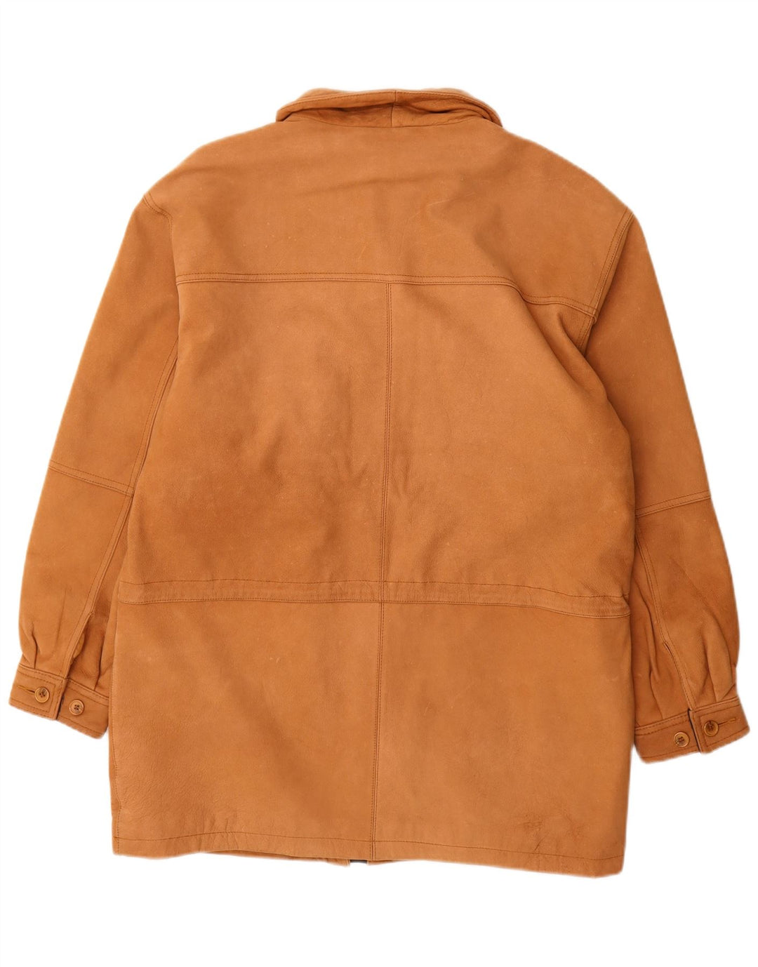 Rover&Lakes Abrigo de cuero para hombre IT 46 Small Cuero marrón