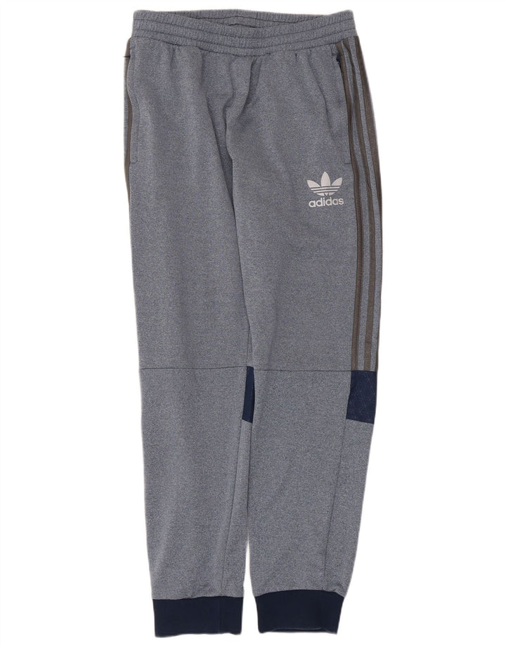 Adidas Hombre Pantalones De Chándal Joggers Azul Medio Colorblock Poliéster