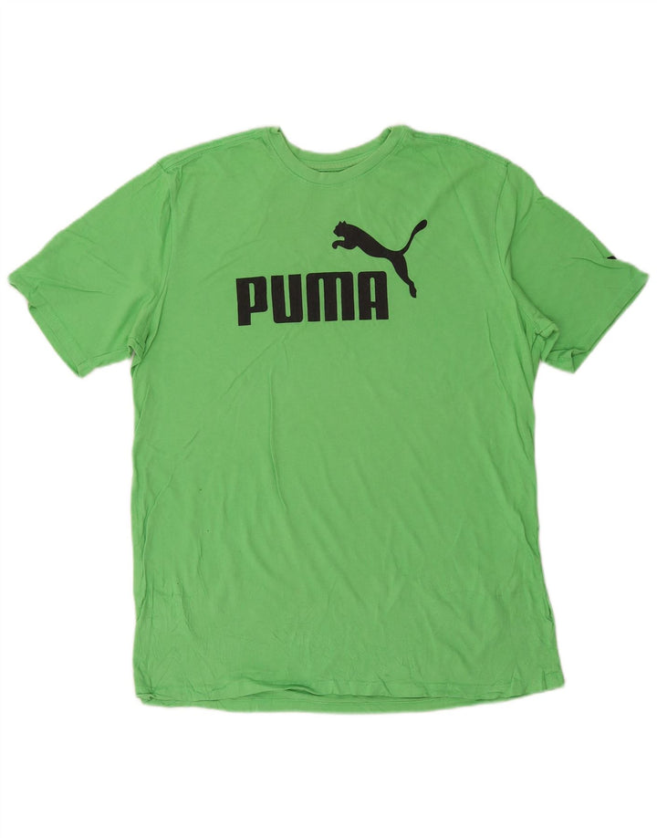 Camiseta Puma Graphic Top Verde Medio |
