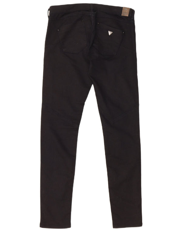 Guess Mujer Skinny Jegging Pantalones Casuales W30 L30 Negro