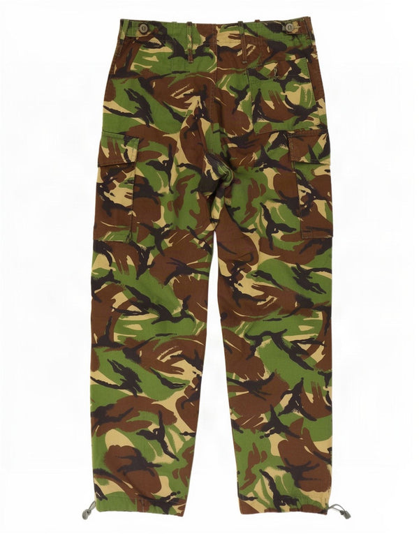Pantalones cargo rectos vintage para hombre W32 L31 camuflaje verde