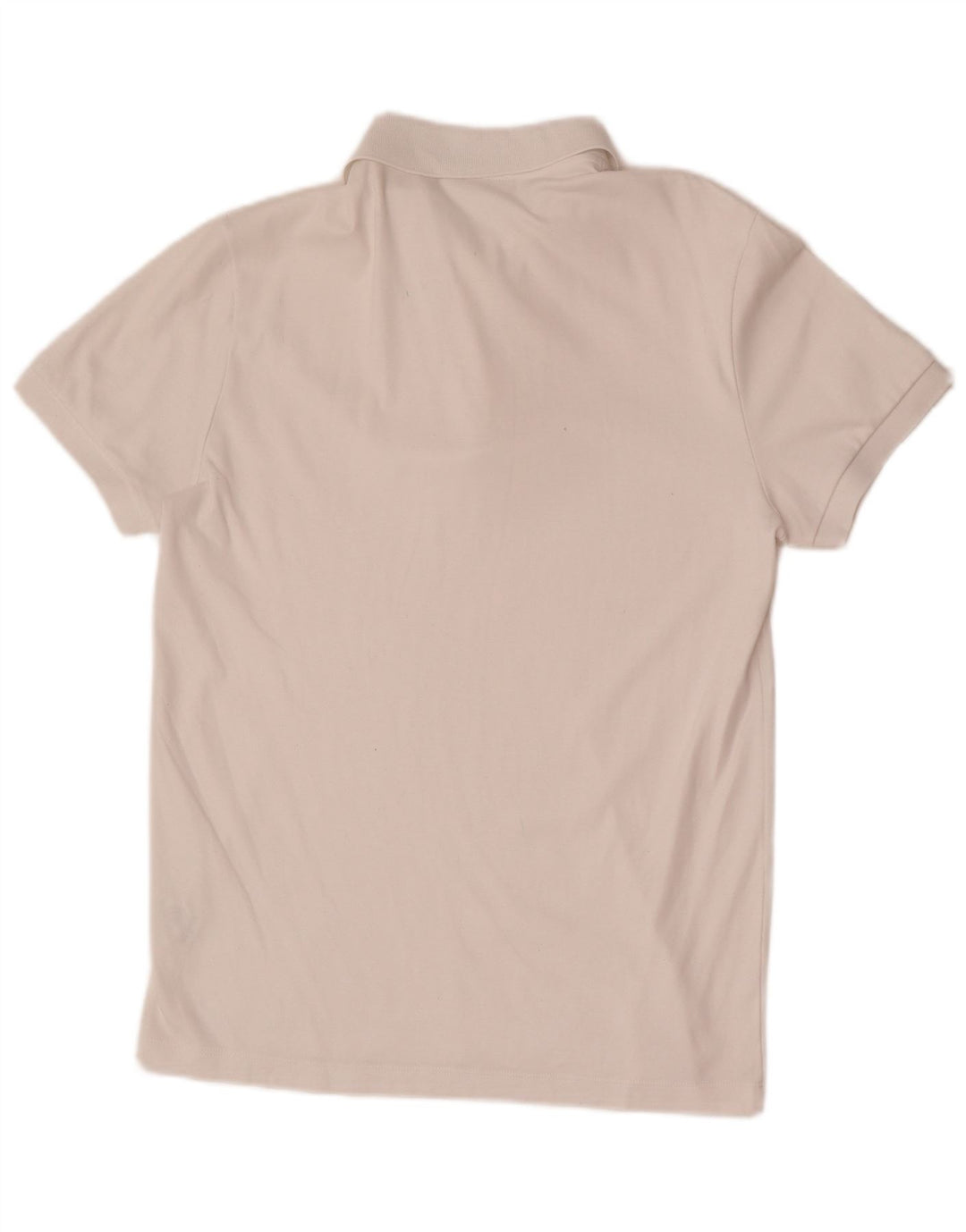 Lacoste Polo de ajuste regular para hombre talla 3 pequeño algodón blanco