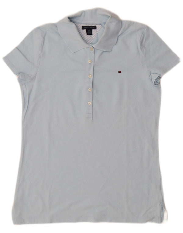 Tommy Hilfiger Polo para mujer UK 10 Small Azul