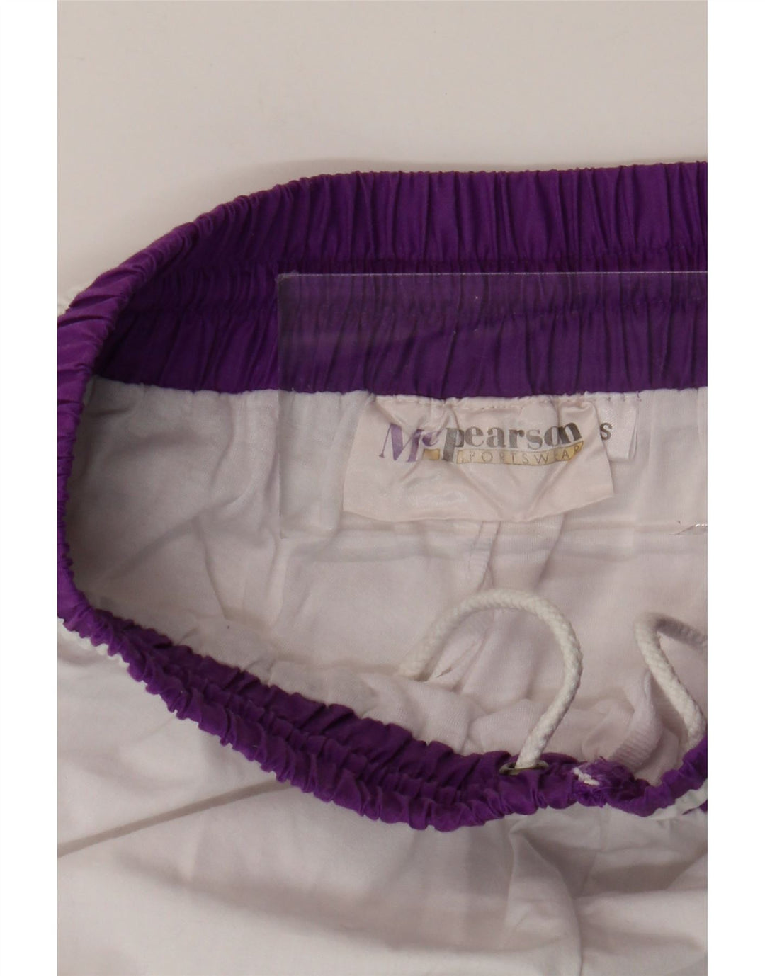 Vintage mujer chándal pantalones Joggers Reino Unido 8 pequeño blanco geométrico