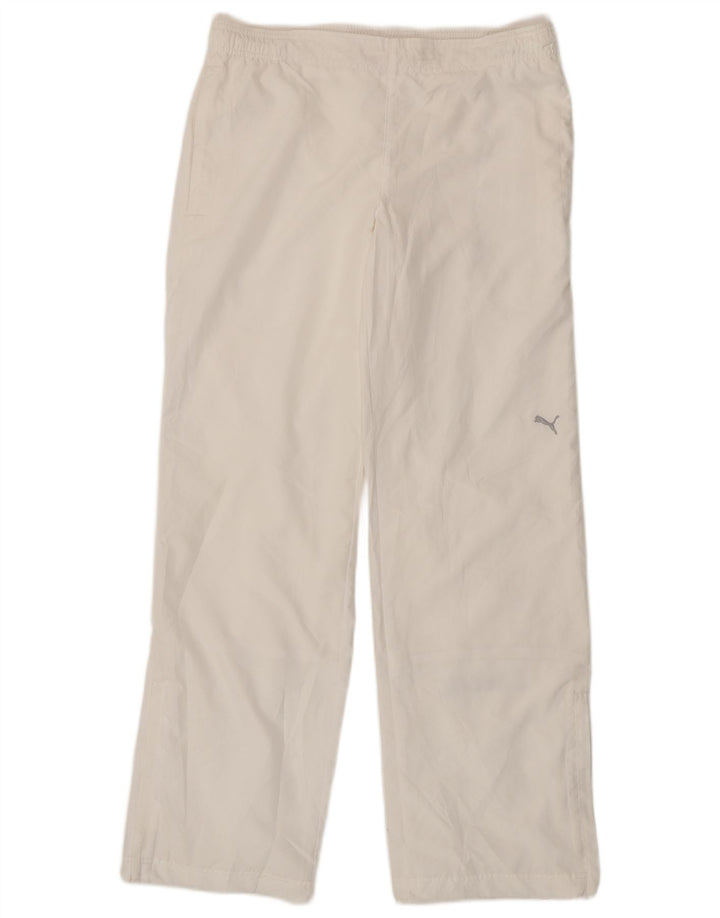 Puma - Pantalones de chándal para mujer, talla 40, color blanco