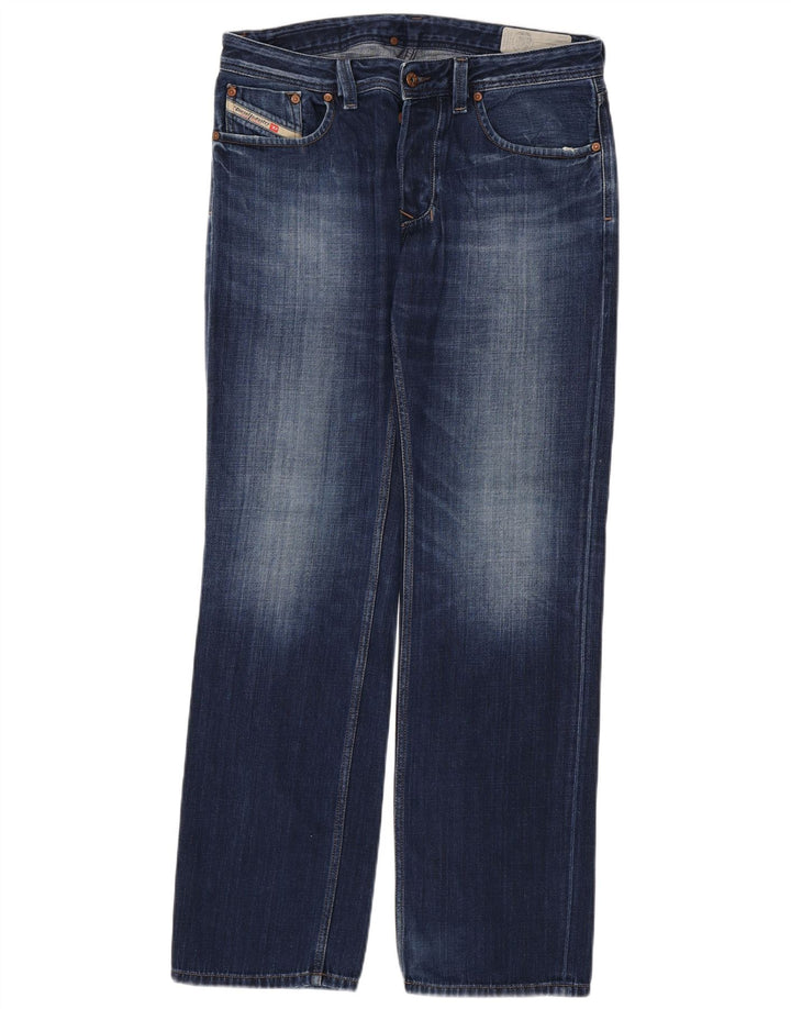 DIESEL Vaqueros Larkee Regular Straight para Hombre W33 L32 Algodón Azul Marino