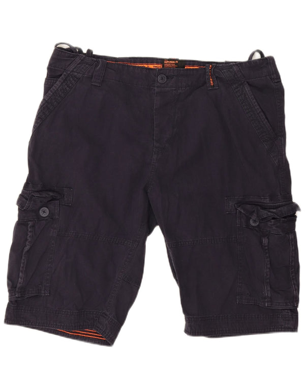 Superdry Shorts cargo ajustados para hombre 2XL W38 Algodón azul marino