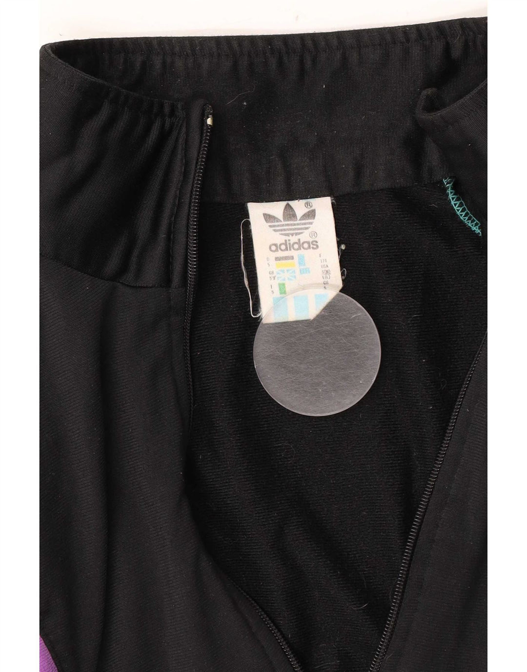 Adidas Hombre Loose Fit Chándal Top Chaqueta Pequeña Multicolor Colorblock