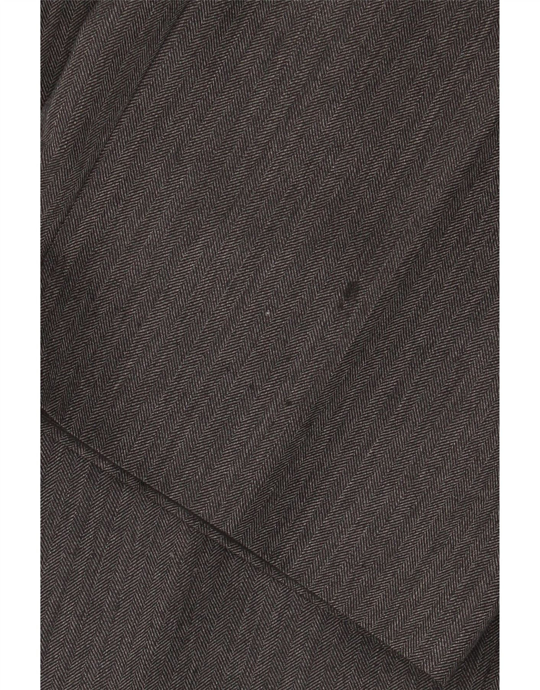 Marks & Spencer Pantalón de traje recto para hombre W36 L31 Lana en espiga gris