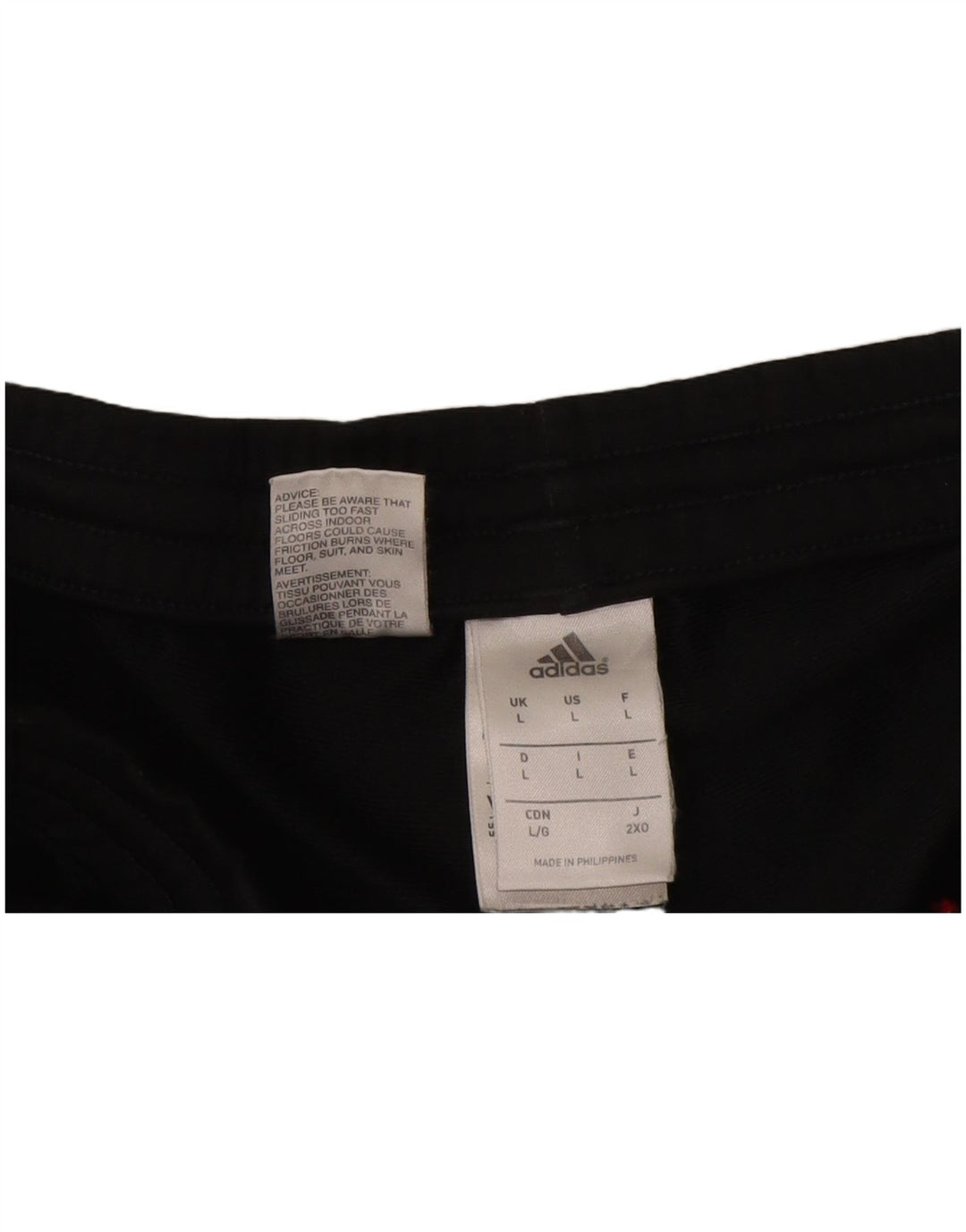 Adidas Hombre Pantalones De Chándal Joggers Grande Negro Poliéster
