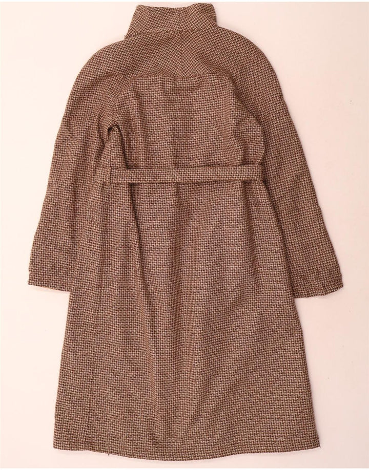 Abrigo reversible vintage para mujer IT 42 Beige medio