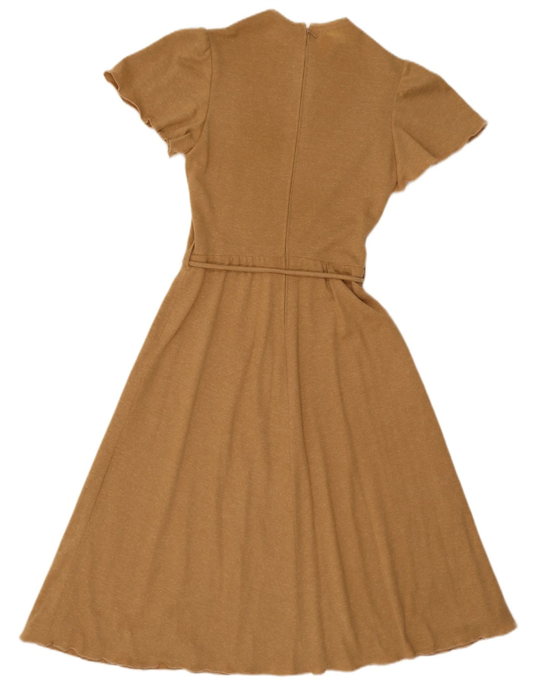 Vestido vintage para mujer de una línea IT 38 XS Poliéster beige