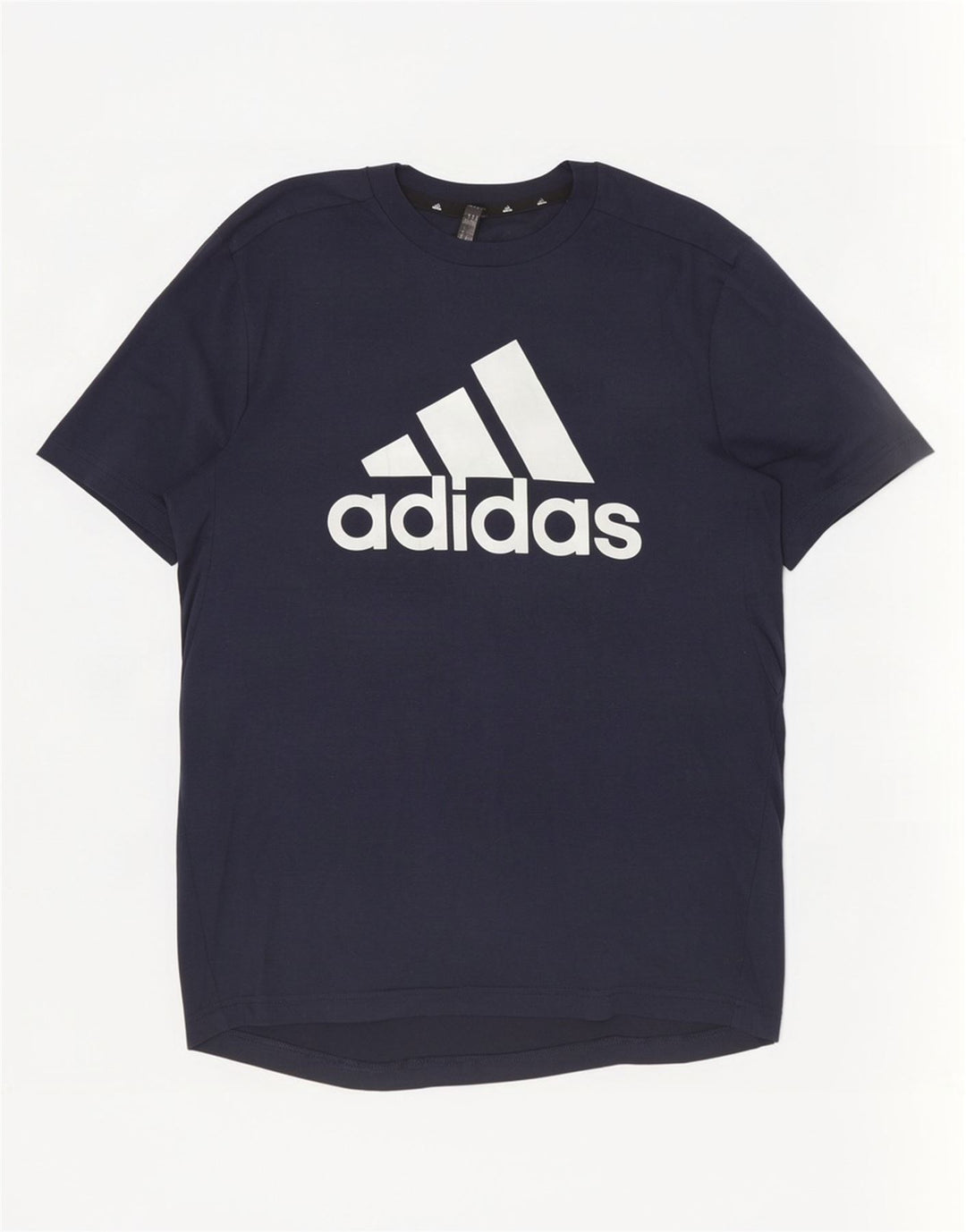 Adidas Hombre Aeroready Graphic Camiseta Top Pequeño Azul Marino Poliéster
