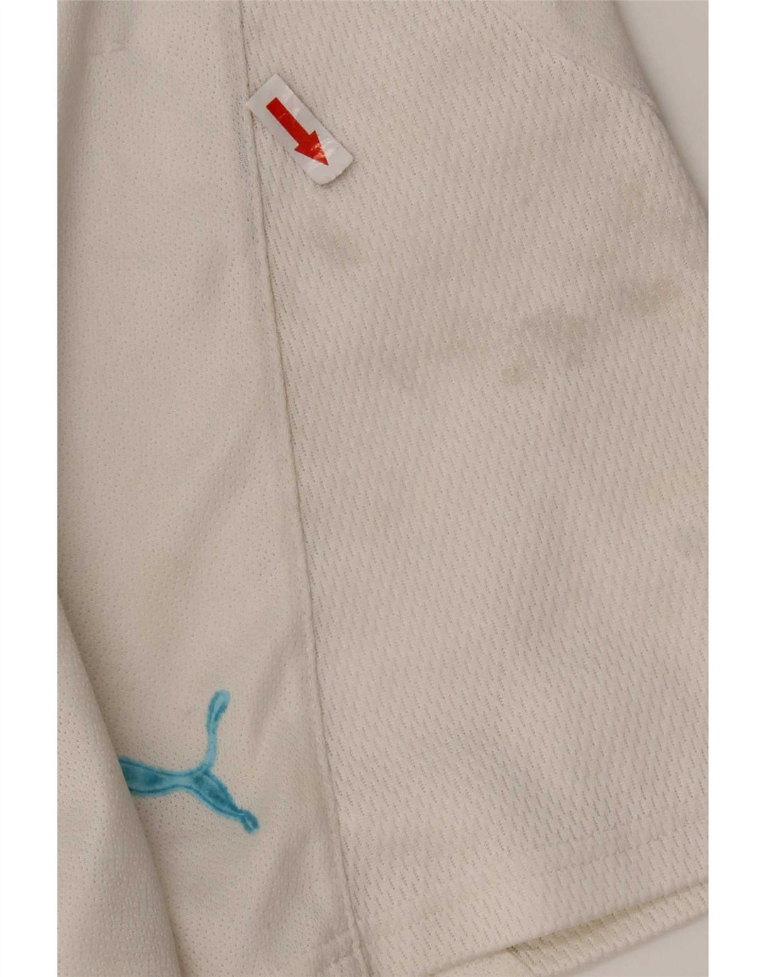 Puma Mens S.S. Lazio Sport Shorts Grande Blanco Poliéster