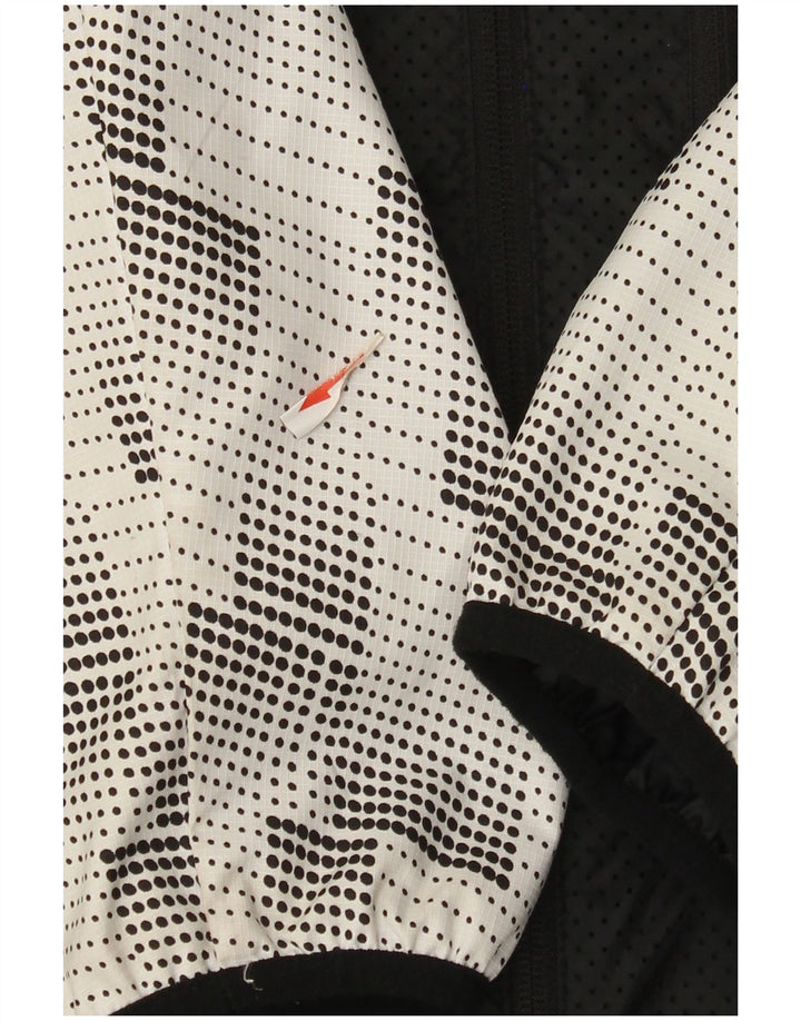 Nike Chaqueta impermeable con capucha para hombre UK 42 XL Negro Colorblock Poliéster