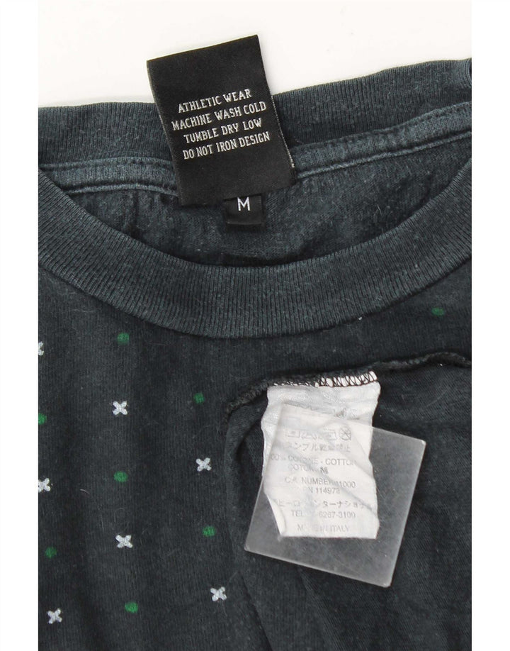 Franklin Marshall - Camiseta de manga larga para hombre, color azul marino medio, algodón