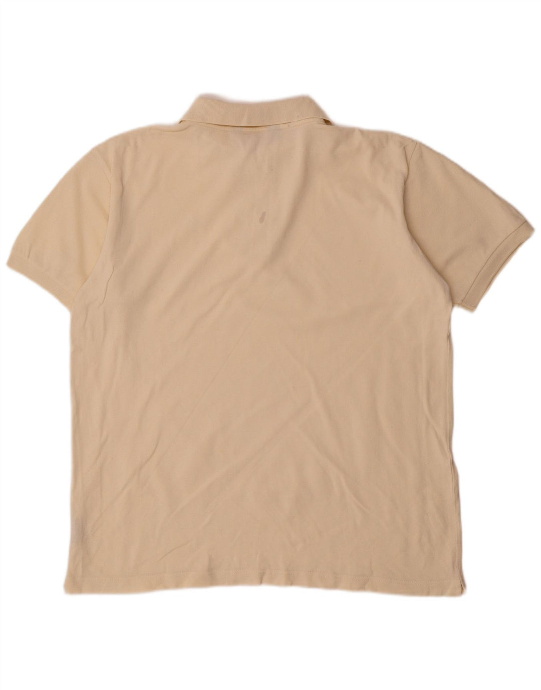 Kappa Polo Hombre Grande Blanco Roto De Algodón