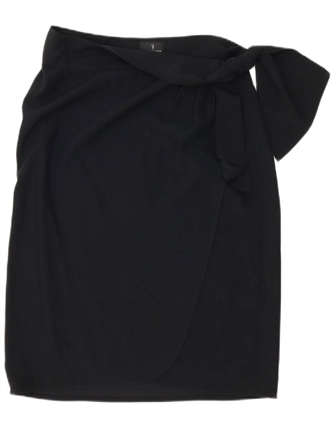 TRUSSARDI Falda cruzada para mujer W32 Grande Acetato negro