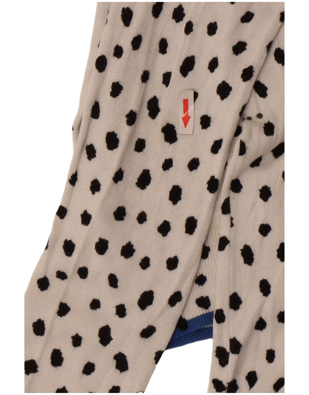 Marks & Spencer - Cárdigan para mujer, talla 10, viscosa con lunares blancos pequeños