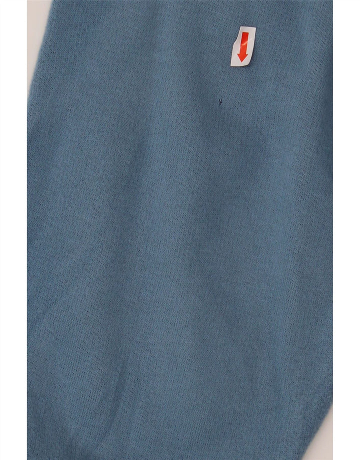 Gymnasium Suéter tipo cárdigan holgado para hombre Acrílico azul medio