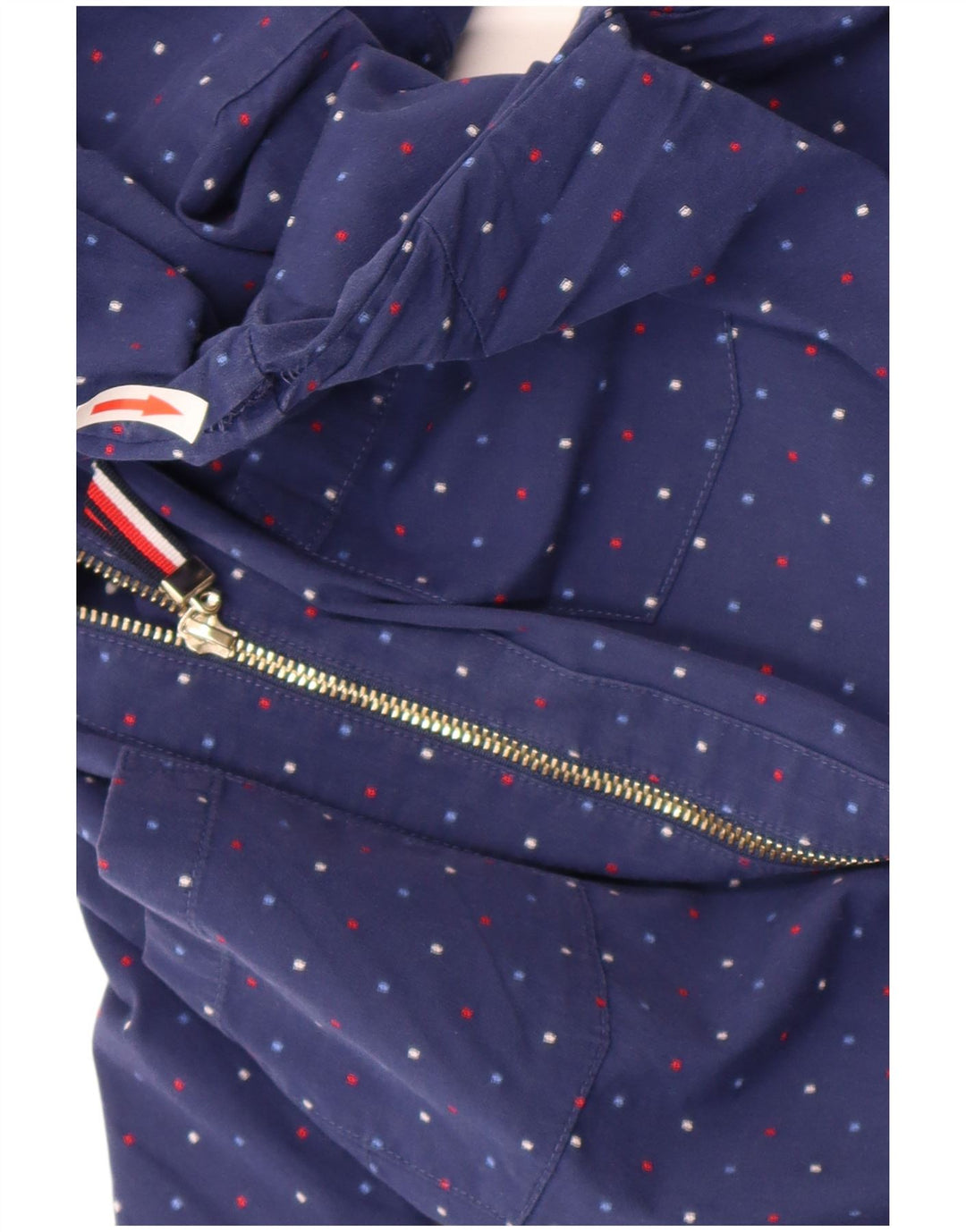 Tommy Hilfiger Camisa tipo pulóver para mujer Reino Unido 14 Algodón con lunares azul marino mediano