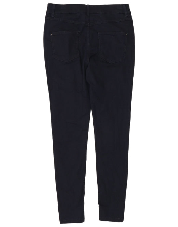 Marks & Spencer Jeans Jegging para Mujer UK 14 Medium W30 L30 Azul Marino Algodón