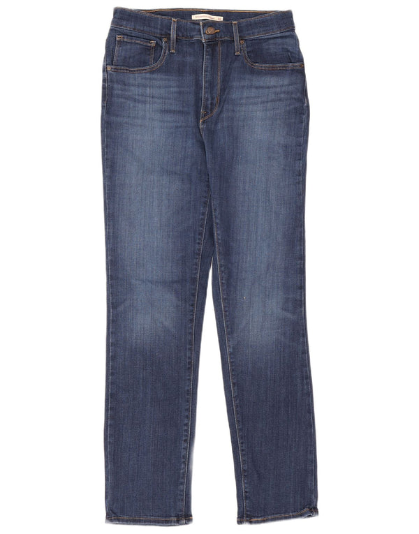 Levi's Mujer 724 Vaqueros Rectos De Tiro Alto W30 L30 Algodón Azul