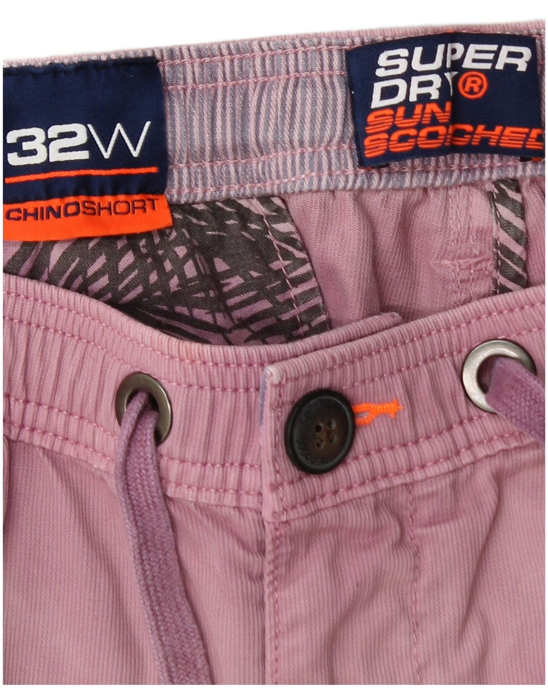 Superdry Pantalón Chino Chino W32 De Algodón Rosa Medio Para Hombre