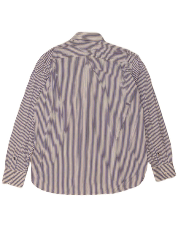 Camisa Tommy Hilfiger Hombre XL Algodón Rayas Azul