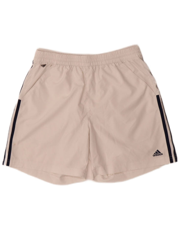 Adidas Mens Climalite Sport Shorts Medio Blanco