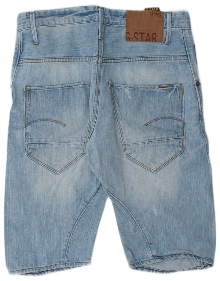 Pantalones cortos vaqueros G-Star para hombre W31 Algodón azul medio