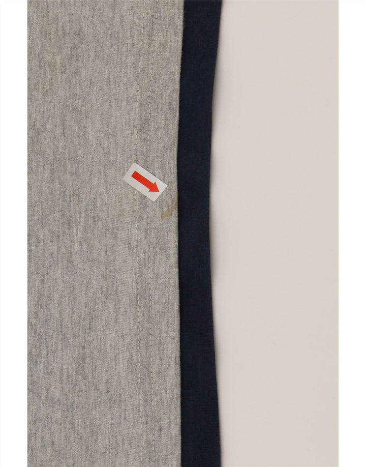 ELLESSE Mens Graphic Top Long Sleeve XL Grey Cotton