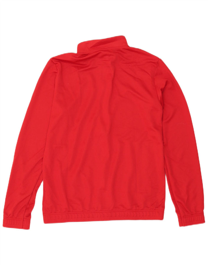 Adidas Hombre Aeroready Chándal Top Chaqueta Mediano Rojo Poliéster