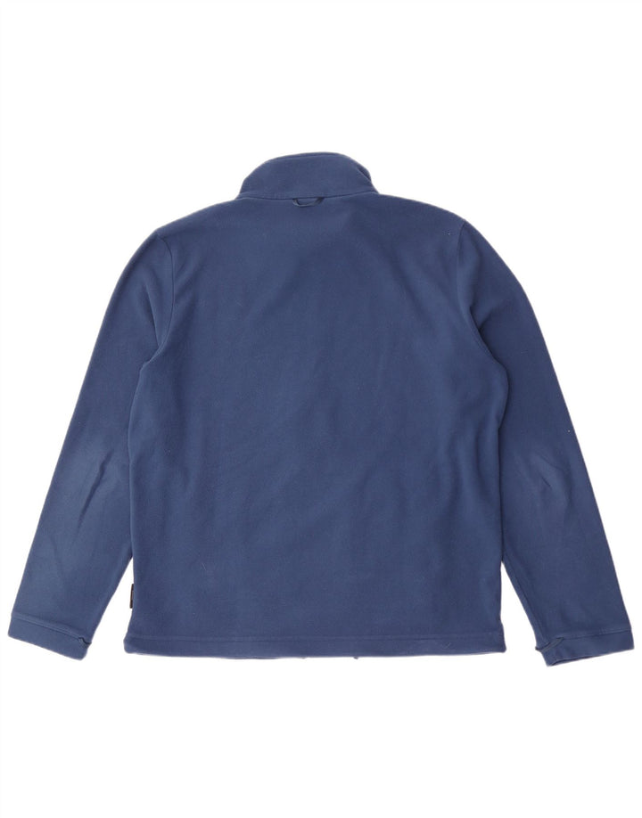 Jack Wolfskin Chaqueta polar para hombre UK 42 Poliéster azul grande