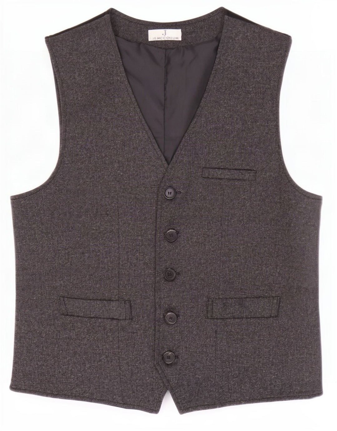 Chaleco para hombre J.E. Mc Collum Poliéster gris medio