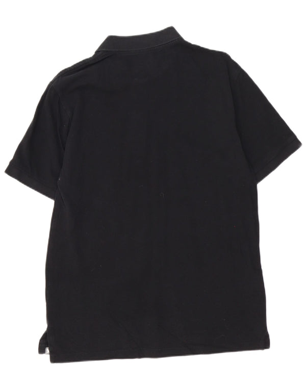 EDDIE BAUER Polo Hombre Algodón Negro Mediano