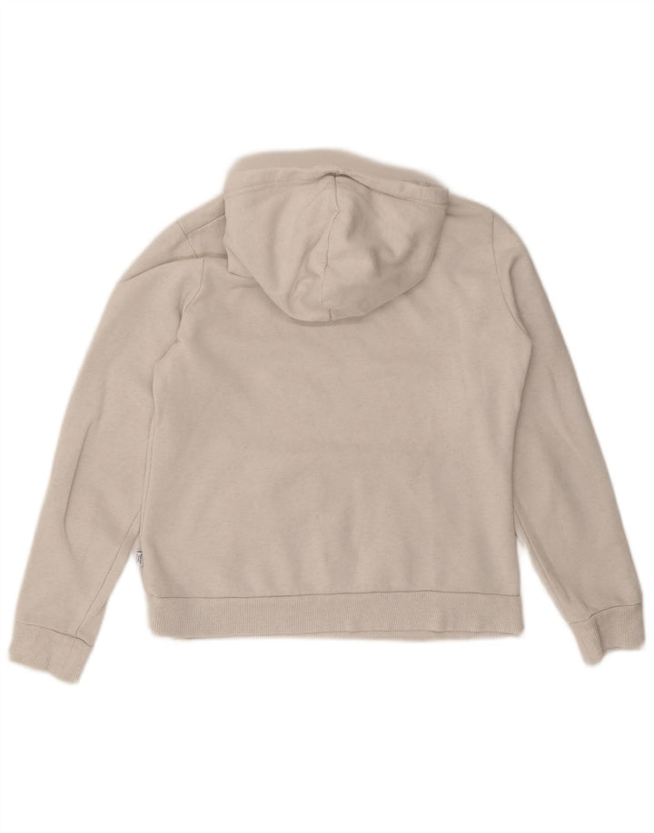 Puma - Sudadera con capucha para mujer, talla 12, poliéster blanco mediano