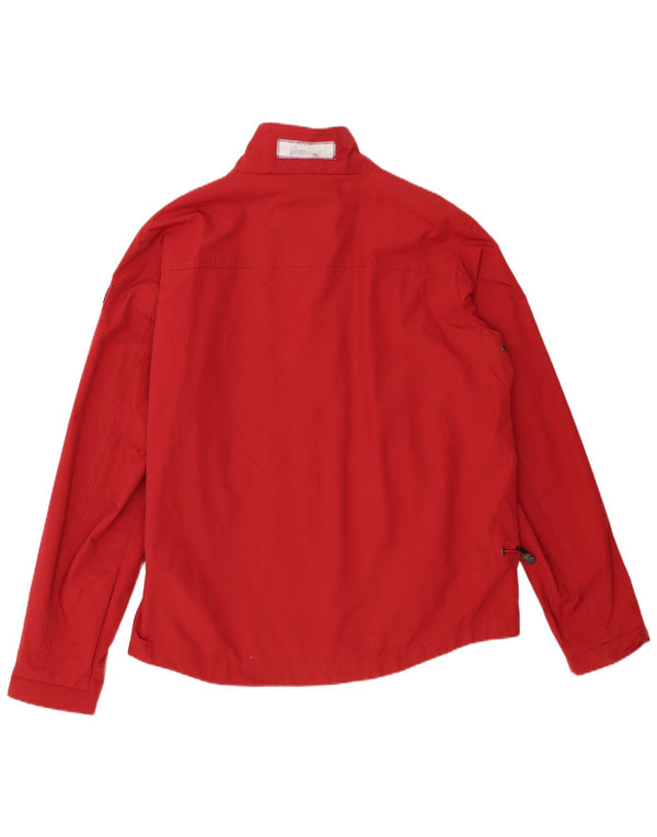 Napapijri Chaqueta impermeable Geographic para hombre UK 44 2XL Poliamida roja