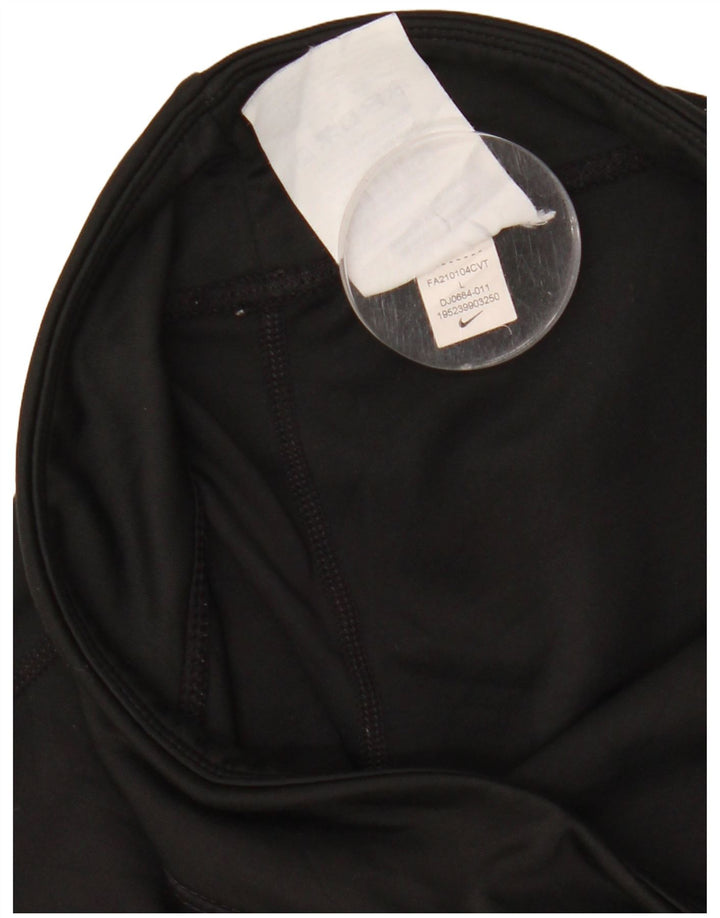 Pantalones cortos deportivos NIKE para niñas 12-13 años Grande Negro Poliéster